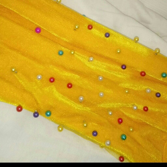 Colorful Velvet  Beaded Headwrap - Picture 6 of 8